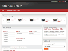 Tablet Screenshot of eliteautotrader.com